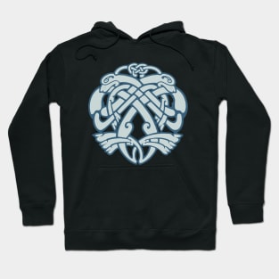 Celtic Design: Two Biting Dogs Hoodie